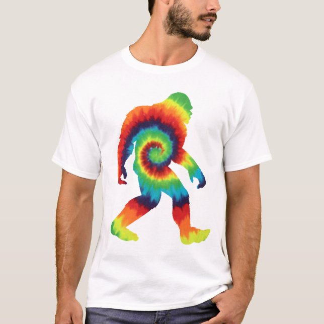 Tie Dye Bigfoot T Shirt (Framsida)