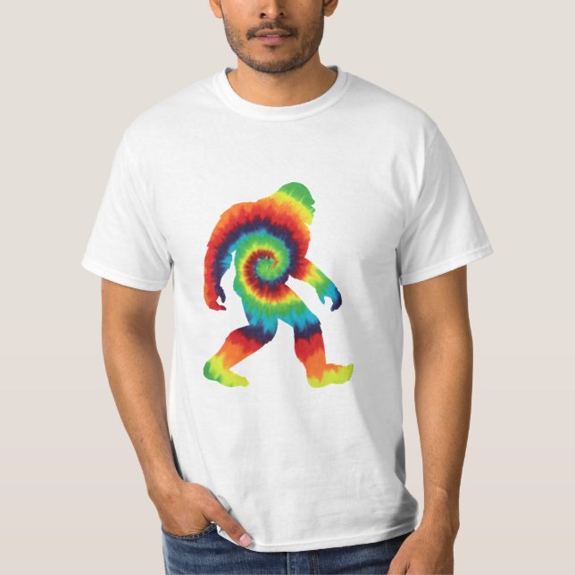 Tie Dye Bigfoot T Shirt (Framsida)