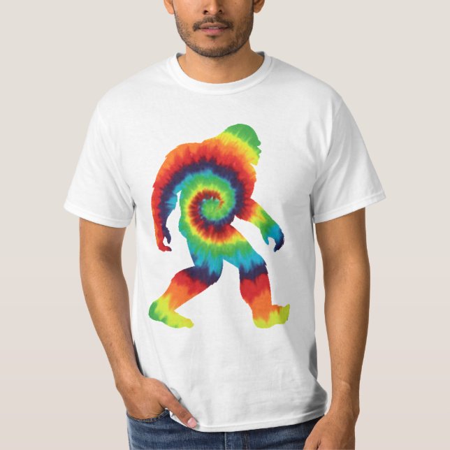 Tie Dye Bigfoot T-Shirt (Framsida)