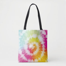 Tie-Dye Birthday Favor Tote Bag Tygkasse