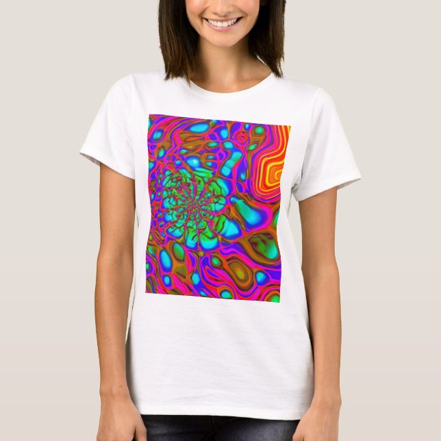 Tie-Dye-blast i Färg T Shirt (Framsida)