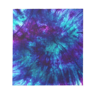 Tie Dye/Blue och Grönt Anteckningsblock