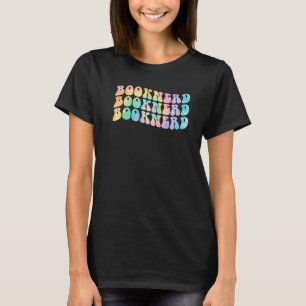 Tie Dye Bok Nerd Bok Reading Kärlek Bookworm Libra T Shirt