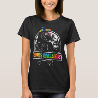 Tie Dye Bonusmomsaurus Bonus Mamma Dinosaur Rex Mo T Shirt