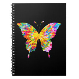 TIE DYE BUTTERFLY ANTECKNINGSBOK