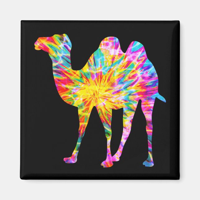 TIE DYE CAMEL MAGNET (Framsidan)