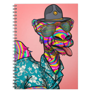 Tie Dye Camel Notebook Anteckningsbok