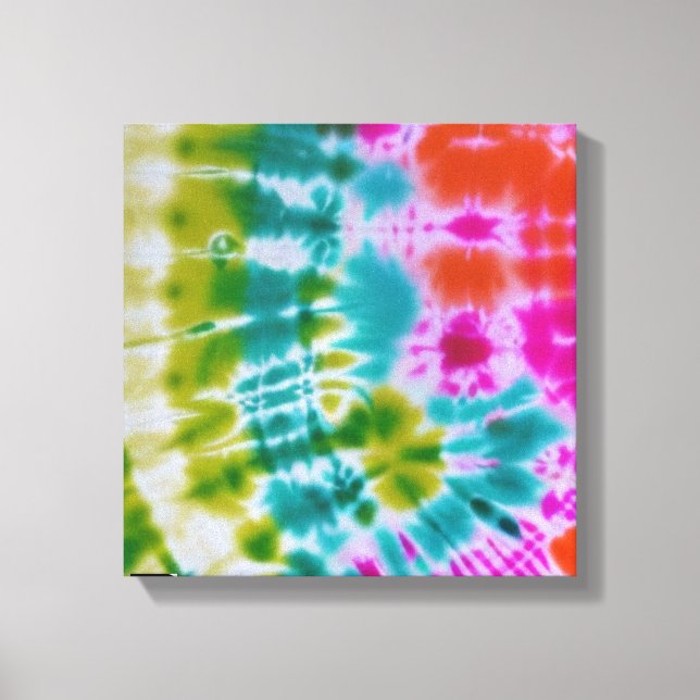 Tie Dye Canvastryck (Framsida)
