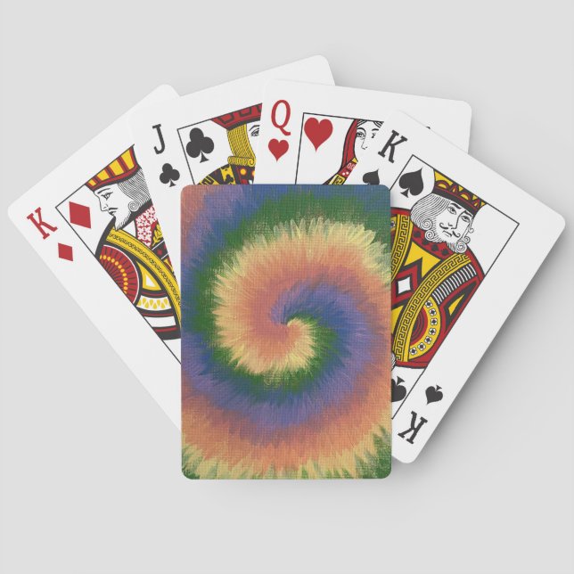 Tie Dye Cards Casinokort (Baksidan)