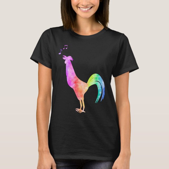 tie dye Chicken T Shirt (Framsida)