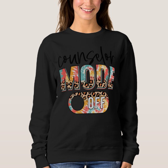 Tie Dye CounselMode Off Hej Summer School Cou T Shirt (Framsida)