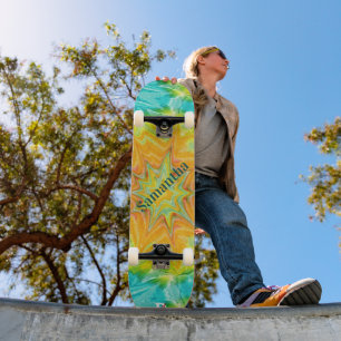 Tie Dye Dd Brand Mini Skateboard Bräda 18,5 Cm