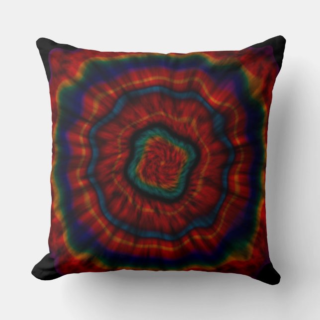 TIE DYE DEKORATIV KUDDE (Framsida)