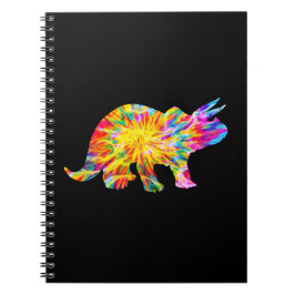 TIE DYE DINOSAUR ANTECKNINGSBOK