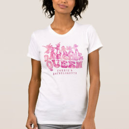 Tie Dye Disco Bachelorette Retro Dancing Queen T Shirt