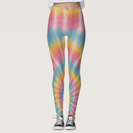 Tie Dye Disk Golf Activewear Leggings