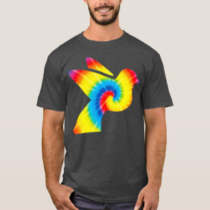 Tie Dye Dove Rainbow Skriv ut Pigeon Bird Hippie T Shirt