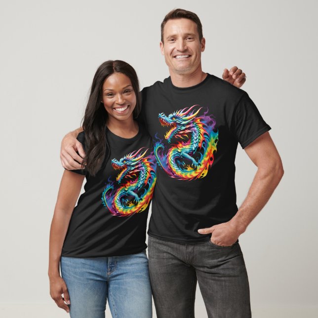 Tie-Dye Dragon T Shirt (Unisex)