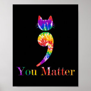 Tie-Dye - Du är medveten om självmordsförebyggande Poster
