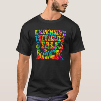 Tie Dye dyr dyr dyster och samtal tillbaka Mor T Shirt