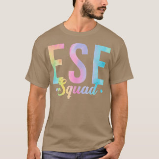 Tie Dye ESE Squad Team Lacher Apprecition bak t T Shirt