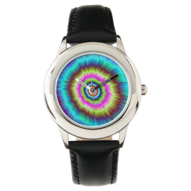 Tie Dye Explosion Armbandsur (Framsida)