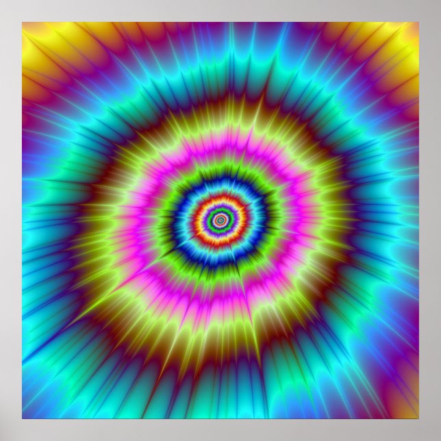 Tie Dye Explosion Poster (Framsidan)