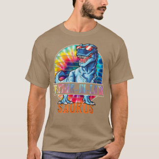 Tie Dye Far in Lawsaurus dinosaur Far in law T Shirt