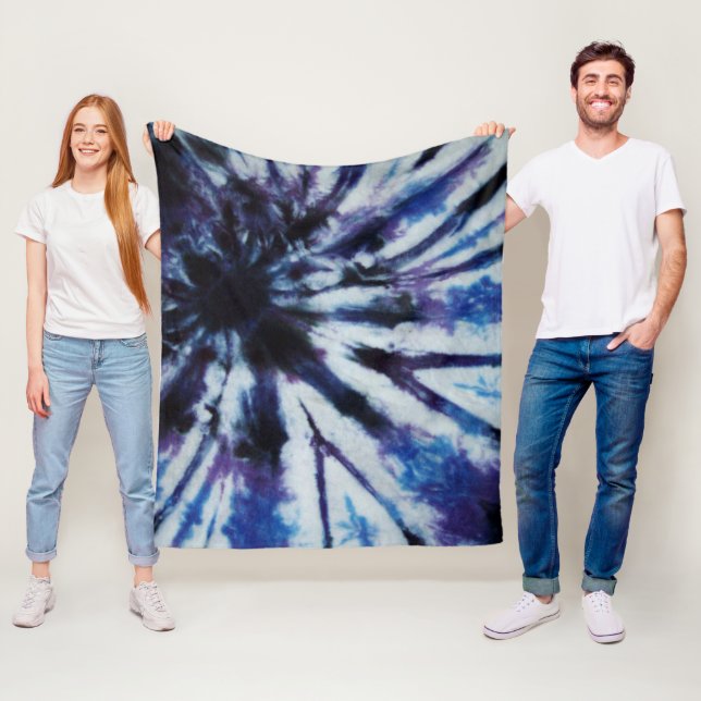 Tie Dye Fleecefilt (På plats)