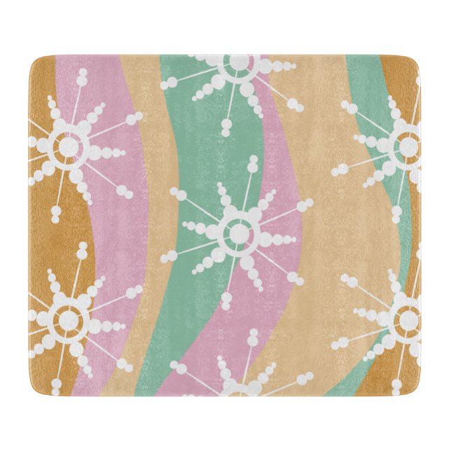 Tie Dye Flytande Retro Groovy Jul Beige Grön (Framsidan)