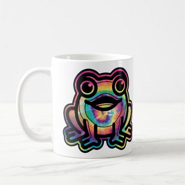Tie Dye Frog Kaffemugg (Vänster)