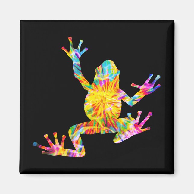 TIE DYE FROG MAGNET (Framsidan)
