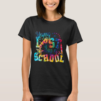 Tie dye Glad sista skoldagen T Shirt