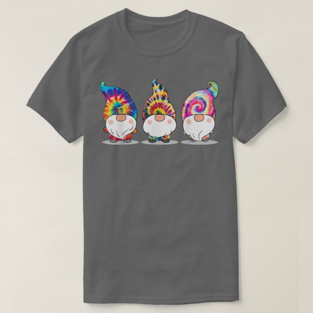 Tie dye gnome Gnome T Shirt (Design framsida)