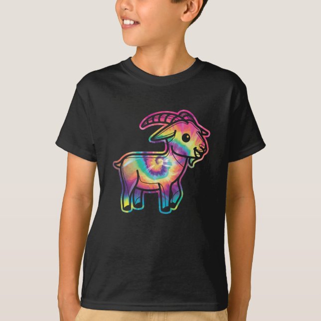 Tie Dye - Goat T Shirt (Framsida)