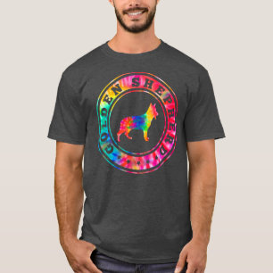 Tie Dye Golden Shepherd Hund Mamma Pappa Djurälska T Shirt