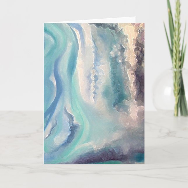 Tie Dye Greeting Card Helgkort (Framsida)