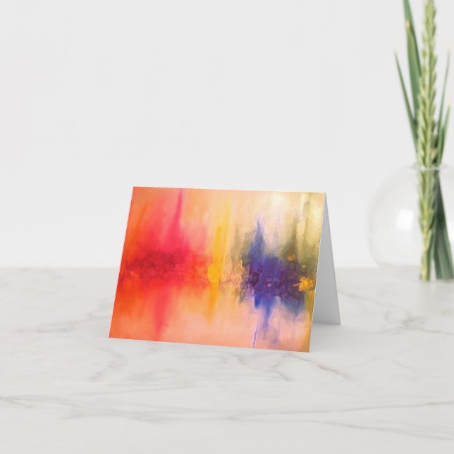 Tie Dye Greeting Card Tack Kort (Framsida)