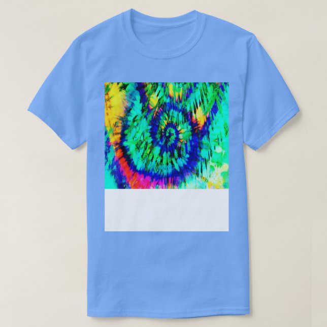 Tie Dye Grunge Struktur T Shirt (Design framsida)