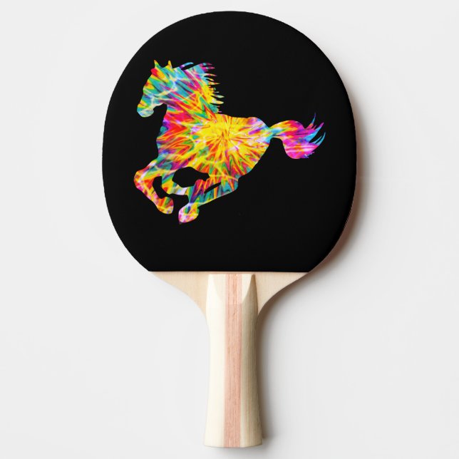 TIE DYE HÄST PINGISRACKET (Framsidan)