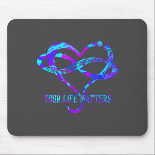 Tie Dye Heart Ditt Liv S Suicideprevention Medvete Musmatta