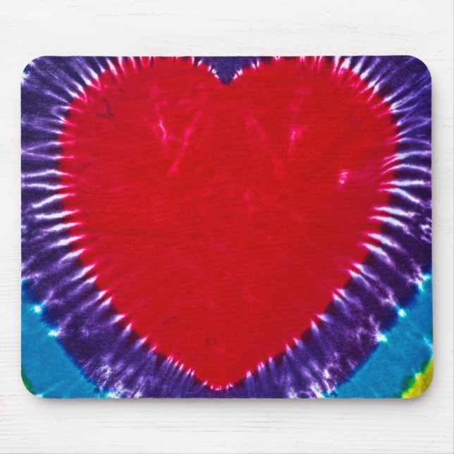 Tie Dye Heart Musmatta (Framsidan)