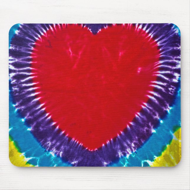 Tie Dye Heart Musmatta (Framsidan)