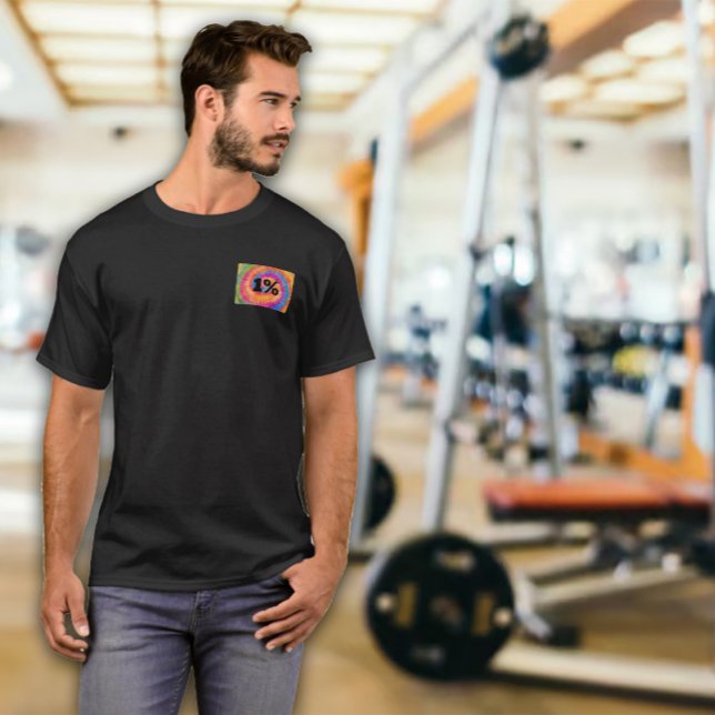 Tie Dye Herr Övning T Shirt (Skapare uppladdad)