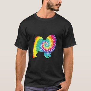 Tie Dye Hund Hippie Chow Terrier Retro Puppy T Shirt