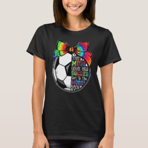 Tie Dye i Mamma Kärlek, hennes fotbollsspelare län T Shirt