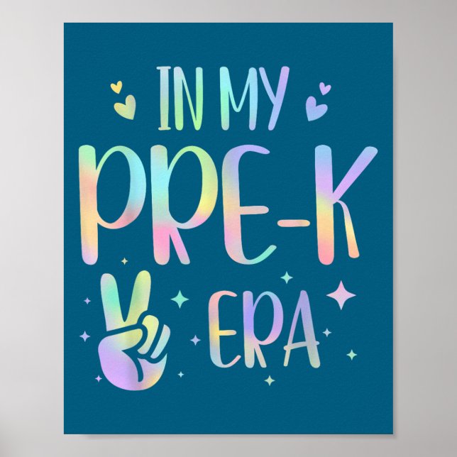 Tie Dye In My Pre-k Era  Poster (Framsidan)