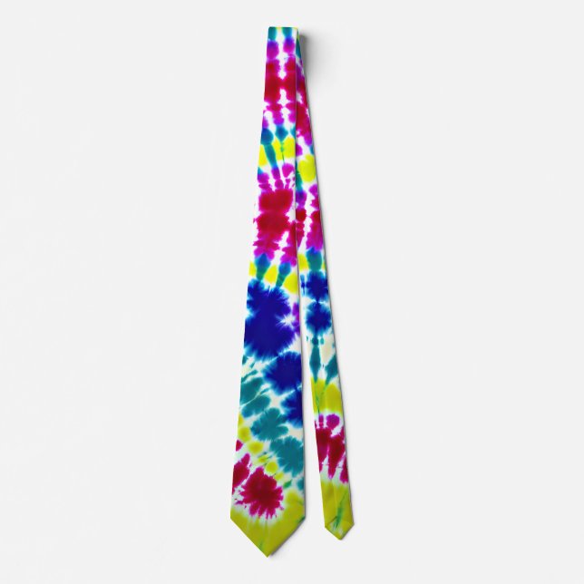 Tie Dye Inked Psychedelic Spiral Yta Art Slips (Framsida)