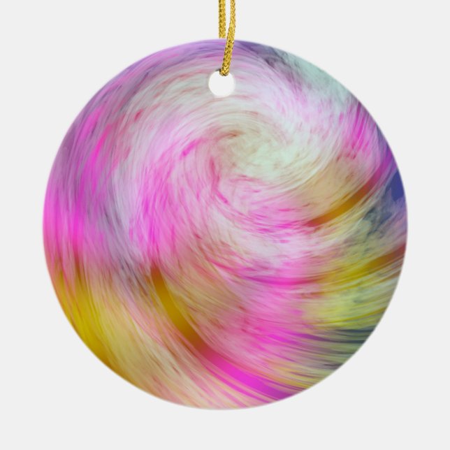 Tie Dye jul Ornament (Framsidan)