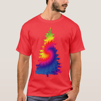 Tie Dye Julgran T Shirt